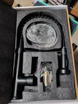 Fapully 1-HANDLE 16" Commercial Kitchen Faucet+dual Function Pull-down Sprayhead. Fixed Price $85.00.