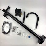 Miseno MNO15TFFB Mia Freestanding Floor Mount Tub Filler Hand Shower Flat Black. Fixed Price $549.99.