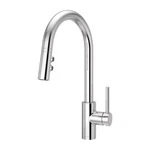 New Pfister LG529SAC Stellen 1-HANDLE Pull Down Kitchen Faucet, Stainless Steel. Fixed Price $100.00.