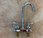 Oem Delta Classic Two Handle Bar / Prep Faucet Chrome Model#: 2172LF-LHP--H215. Fixed Price $39.99.