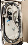New Delta 9159 Dst Trinsic Artic Stainless Pull Down Sprayer Kitchen Faucet. Fixed Price $202.50.