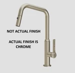 Brand New In Box!! Chrome Kitchen Faucet By Gessi. Fixed Price $485.00.