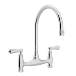 Rohl U.4791L-APC-2 Perrin And Rowe Bridge High-arc Kitchen Faucet. Fixed Price $390.75.