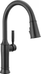 Delta 9184-DST Renaldi 1.8 Gpm Hole Pull Down Kitchen Faucet Black. Fixed Price $469.00.