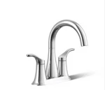 Kohler Simplice Bathroom Sink Faucet 27388-4-CP Two Handle Polished Chrome. Fixed Price $99.99.