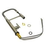 Kohler K-24982-VS Purist Stainless Semi-pro Kitchen Sink Pull-down Faucet 3-FUNC. Fixed Price $349.99.