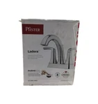 Pfister Ladera 4 In. Centerset 2-HANDLE Bathroom Faucet Polished Chrome. Fixed Price $34.03.