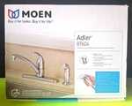 - Moen Adler 87604 Kitchen Faucet Open Box Parts/repairs. Fixed Price $29.99.