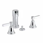 Kohler K-13142-4B-CP Pinstripe Bidet Faucet With Lever Handles, Polished Chrome. Fixed Price $795.00.