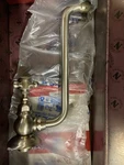 Rohl A1445XM-2STN Satin Nickel Pot Filler Single Tap With Cross Handle. Fixed Price $524.99.