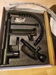 Fapully Led Kitchen Sink Faucet Down Sprayer Single Handle Matte Black. Fixed Price $75.00.