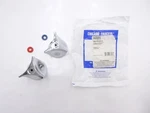Chicago Faucets Handles 2-1/2" Cold Hot 950-PRJKCP Chrome Plated 8-POINT. Fixed Price $48.99.