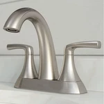 Pfister Rancho Spot Defense Brushed Nickel 4-IN Centerset 2-HANDLE Watersense. Fixed Price $90.00.