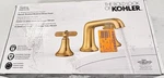 Kohler Setra 8 In. Double Handle Bathroom Faucet Vibrant Moderne Brushed Brass. Fixed Price $129.95.