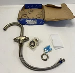 Grohe 31055000 Bridgeford 2-HANDLE Bar Faucet 1.6 Gpm Brushed Nickel Read. Fixed Price $89.99.