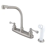 Kingston Brass KB71.BL 1.8 Gpm Standard Kitchen Faucet - Nickel. Fixed Price $97.47.
