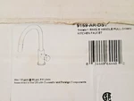 Delta 9159-AR-DST Trinsic One Handle Pull-down Kitchen Faucet, Arctic Stainless. Fixed Price $350.00.