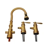 Moen S73204BG Weymouth 2-HANDLE High-arc Bridge Kitchen Faucet Brushed Gold. Fixed Price $600.90.