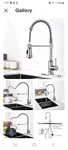 Ruiling Spring Pull-down Commercial Grade Sweep Faucet 2-SPRAY Modes Stainless. Fixed Price $129.99.