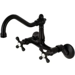 Kingston Brass KS3228AX Vintage 6" Adjustable Center Wall Mount Kitchen Faucet. Fixed Price $190.95.