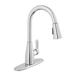 Glacier Bay Mckenna 1-HANDLE Pull Down Sprayer Kitchen Faucet In Polished Chrome. Fixed Price $40.69.
