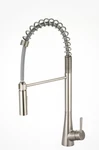 Olympia K-5015-BN Single Handle Pre-rinse Spring Pull -down Kitchen Faucet. Fixed Price $120.00.