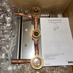 Kohler K-410-K-NA Rough In Valve Double Handle Wall Mounted Bathroom Faucet New. Fixed Price $179.00.
