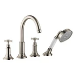 Hansgrohe 16544821 Montreux Cross 2-HANDLE Deck-mount Roman Tub Faucet With. Fixed Price $888.88.