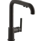 Kohler K-7505-BL Single Handle Pullout Spray Kitchen Faucet From The Purist Coll. Fixed Price $465.00.