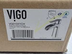 Vigo Paloma Single-handle Hole Bathroom Faucet Chrome VG01041CH. Fixed Price $79.94.