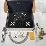 Wolverine Brass Lavatory Faucet Centennial Cross Handle Chrome CW33333 Read. Fixed Price $99.99.