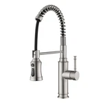 Pull-out Spring Sprayer Kitchen Sink Faucet With 360 Rotating Spout And Sing.... Fixed Price $173.82.