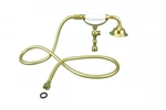Handheld Telephone Shower Set Gold Pvd 1 Handle Deck Mount Renovators Supply. Fixed Price $123.99.