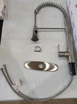 Franke Absinthe Kitchen Faucet Stainless Steel FFT5220. Fixed Price $239.20.