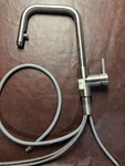 Franke Kubus Series Stainless Steel Single Lever Pull Down Faucet - FF4250. Fixed Price $315.00.