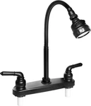Rv Kitchen Faucet,camper Sink Replacement With 2 Handles Flexi. Fixed Price $33.79.