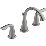Delta 3538-SSMPU-DST Lahara Widespread Bathroom Faucet With Pop-up Drain. Fixed Price $119.40.