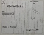 Thg Paris U7G-F34-6500/US Icon-x Single Lever Faucet Brown Bronze Pvd. Fixed Price $575.00.