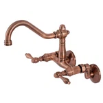 Kingston Brass KS322ALAC Vintage 6" Adjustable Center Wall Mount Kitchen Faucet. Fixed Price $199.55.