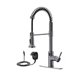 Gimili Black Stainless Touchless Kitchen Faucet With Adapter, Smart Motion.... Fixed Price $256.17.