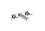 Newport Brass Cube Satin Nickel Wall Mount Lavatory Faucet Only 3-2031/15S. Fixed Price $405.00.