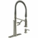 Kohler K-R10651-SD-VS Sous Kitchen Sink Faucet, Vibrant Stainless. Fixed Price $696.99.