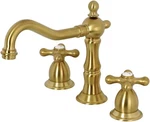 Kingston Brass KS1977AX 8 In. Widespread Bathroom Faucet, Brushed. Fixed Price $379.00.