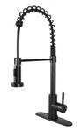 Better Homes & Gardens Elmont 1-HANDLE Sprayer Kitchen Faucet, Matte Black. Fixed Price $79.99.