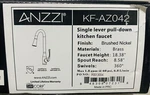 Single-handle Pull-down Sprayer Kitchen Faucet Brushed Nickel Anzzi KF-AZ042. Fixed Price $149.99.