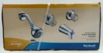 Tuscany Double Handle Chrome Tub & Shower Faucet Bardwell Collection 673-6001. Fixed Price $39.99.