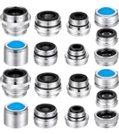 18 Pcs. Faucet Adapter Brass And Female Sink Aerator Set Kitc. Fixed Price $34.00.