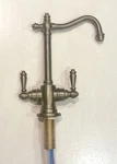 Waterstone Annapolis Hot/cold 2 Handle Bar Prep Faucet Antique Brass Finish. Fixed Price $295.00.