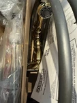 Delta 2 Handle Centerset Victorian Bathroom Faucet In Polished Brass.. Fixed Price $325.00.