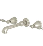 Kingston Brass KS7128NL Naples Two-handle Wall Mount Bathroom Faucet. Fixed Price $145.00.